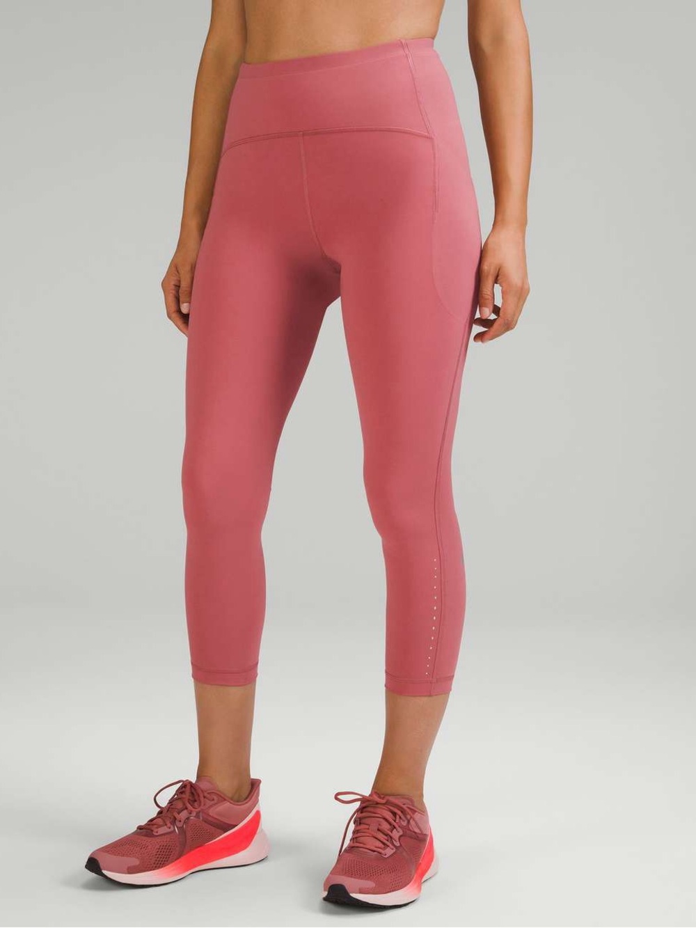 Lululemon Swift Speed High-Rise Crop 23" Size 6 Brier Rose